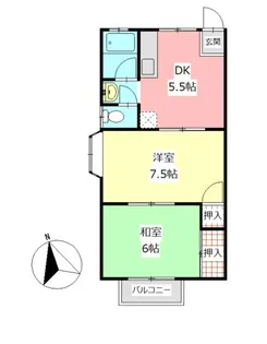 メゾン・ド・U【2階】の間取り