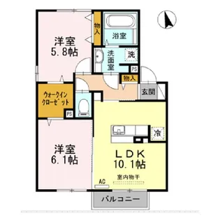 PLEMIER近見【1階】の間取り