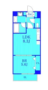 ルーツ【4階】の間取り
