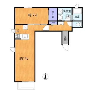 ラトリエ・ポッシュ【1階】の間取り