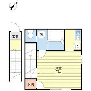 ベルク E25【2階】の間取り