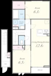 ルミセンス【2階】の間取り