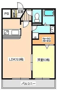 アクアクロス光の森【2階】の間取り