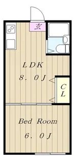 パレット南生田【1階】の間取り