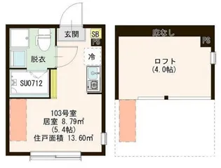 ハーモニーテラス浮間IV【1階】の間取り