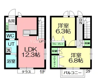 メゾン東中原の間取り
