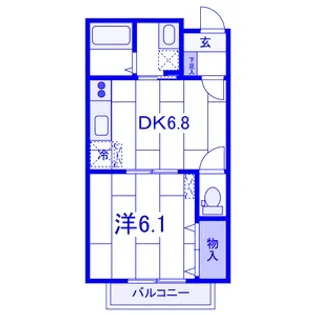 フォーシーズン V【1階】の間取り