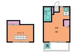 ドゥエルK【2階】の間取り