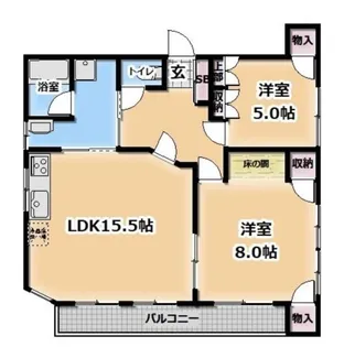 平林ビル【2階】の間取り