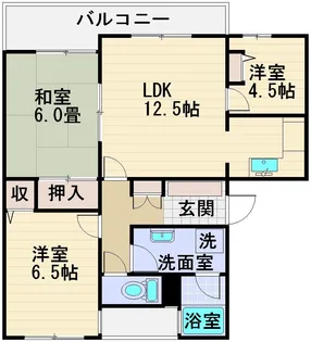 レジデンスふじみ野2【1階】の間取り