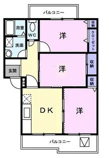 マンションゆたか【1階】の間取り
