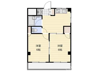第2ホワイトハイツ【2階】の間取り
