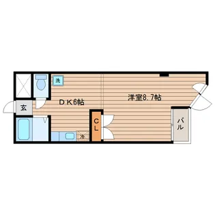 ロイヤルスマンション【3階】の間取り