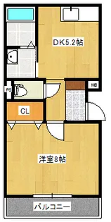 オアシス小桜【1階】の間取り