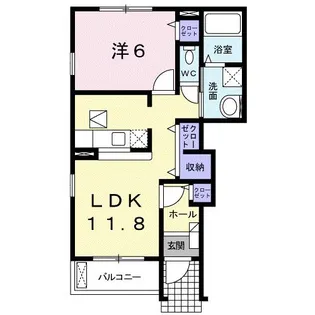 ブライトンコート【1階】の間取り