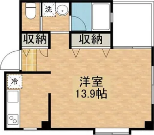 イーストパークマンション【4階】の間取り