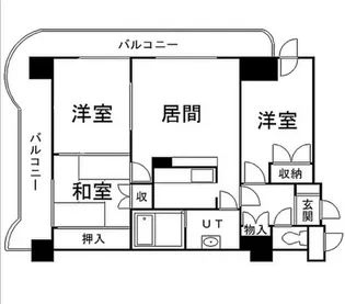 シティマンション五十嵐【9階】の間取り
