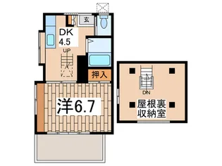 木野ハイツ【2階】の間取り