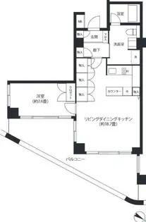 ヒューリック浅草一丁目【4階】の間取り