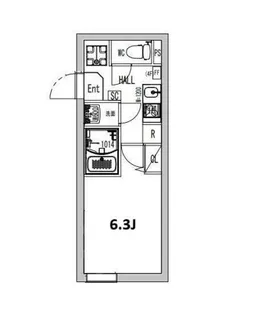 ピュセル王子神谷【4階】の間取り