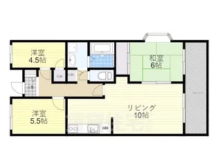 シェリール南茨木【3階】の間取り