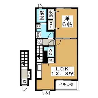 飛鳥A【2階】の間取り