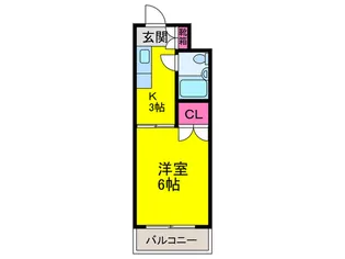ウエストコ-ポ喜連【5階】の間取り