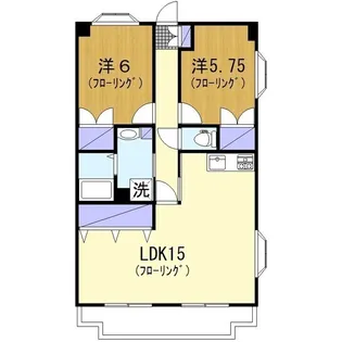 日比野レジデンス【1階】の間取り