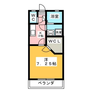 チェリーストーンII【2階】の間取り