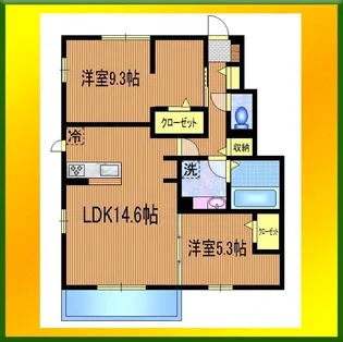 Socius田無 (D-room芝久保町5丁目)【1階】の間取り