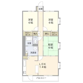 シティライフNEXT【4階】の間取り