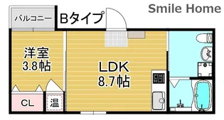 メゾン・オークルII【3階】の間取り