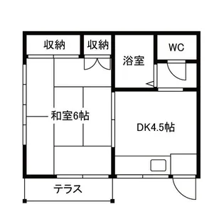 第五小林ハイツ【1階】の間取り
