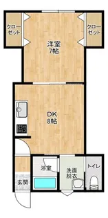 ニューワー【1階】の間取り
