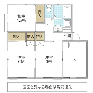 南庭ハイツ【1階】の間取り