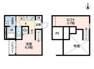 Celeste八王寺【1階】の間取り