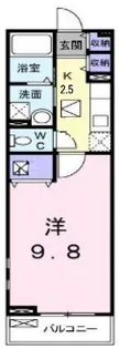 アルバ・ベレッツァ【1階】の間取り
