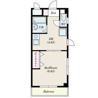 ビューコート【4階】の間取り