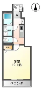 ヴァンベールII【1階】の間取り