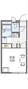レオパレスパークヒルアオキ【3階】の間取り