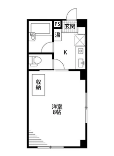 プラザ・ドゥ・ロード【2階】の間取り