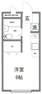 グリーンタック【2階】の間取り