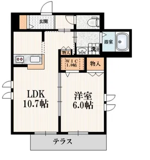 ローレル【1階】の間取り