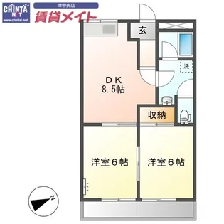 ラメールI【1階】の間取り