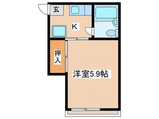 コンフォーレ武蔵境【2階】の間取り