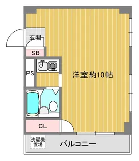 マンション第二明大前T【8階】の間取り