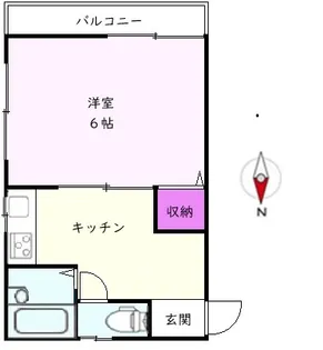 メゾンアンジュ【3階】の間取り