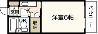 アメニティ長束II【2階】の間取り