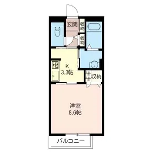 GS・新川崎【1階】の間取り