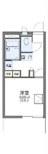 レオパレスアルコバレーノ【2階】の間取り